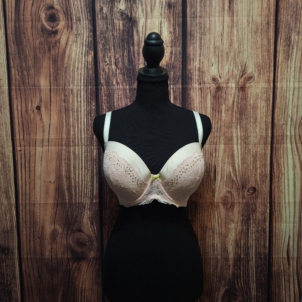 Victoria's Secret Dream Angels Lined Demi Pink Size 36DD